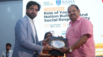 Faculty of Juridical Sciences Organised an Expert Talk on “Youth Participation in Nation Building and Social Responsibility by IG (Home Guard-U.P.) ”
