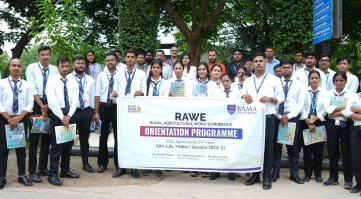 Faculty of Agricultural Sciences Organizes RAWE Orientation Programme for Final-Year B.Sc. (Hons.) Agriculture Students Successfully