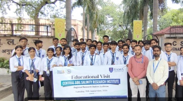 Educational Visit of B.Sc. Agriculture students to Central Soil Salinity Research Institute (CSSRI), Regional Research Station, Lucknow