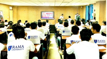 FJS Organized HIV and Injecting Drug Use Awareness Programme - A Collaborative Initiative of Rama University, Kanpur and GSVM, Kanpur