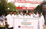 Swachhata Abhiyan in Rama Dental College