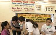 Dental Camp at Brahmanand College
