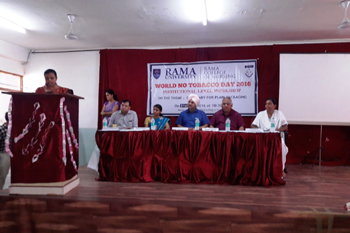 INSTITUTIONAL WORKSHOP  ON WORLD NO TOBACCO DAY – 2016