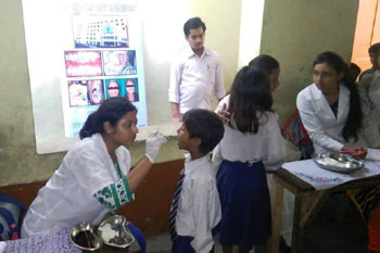 Free Dental Camp at Bhartiya Shiksha Niketan Junior High School