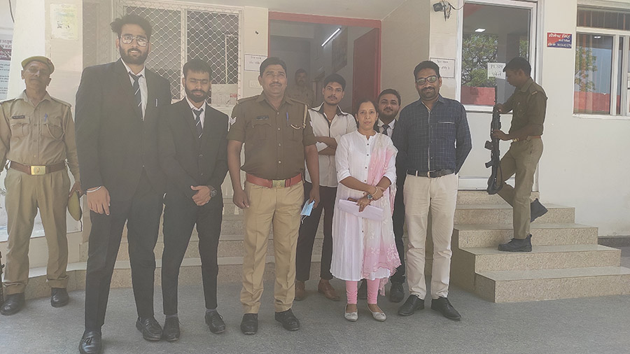 PoliceStationBithoorVisitByFJS