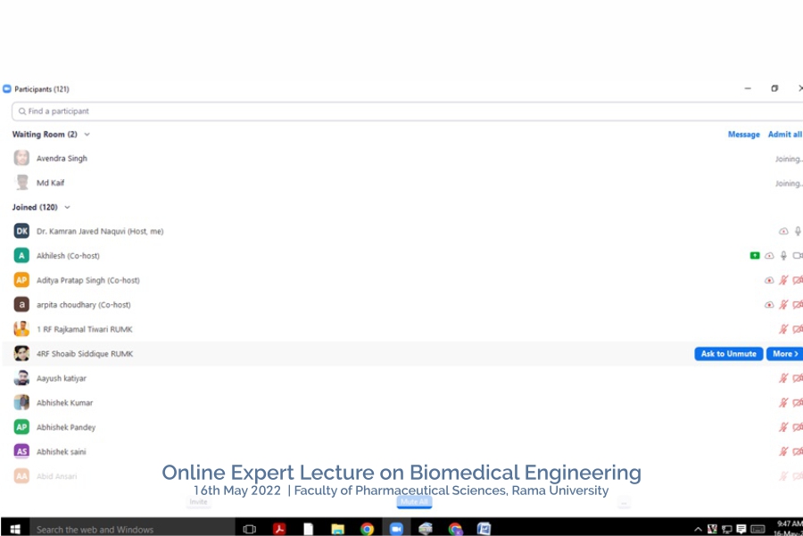 OnlineExpertLecturePharmacyMay