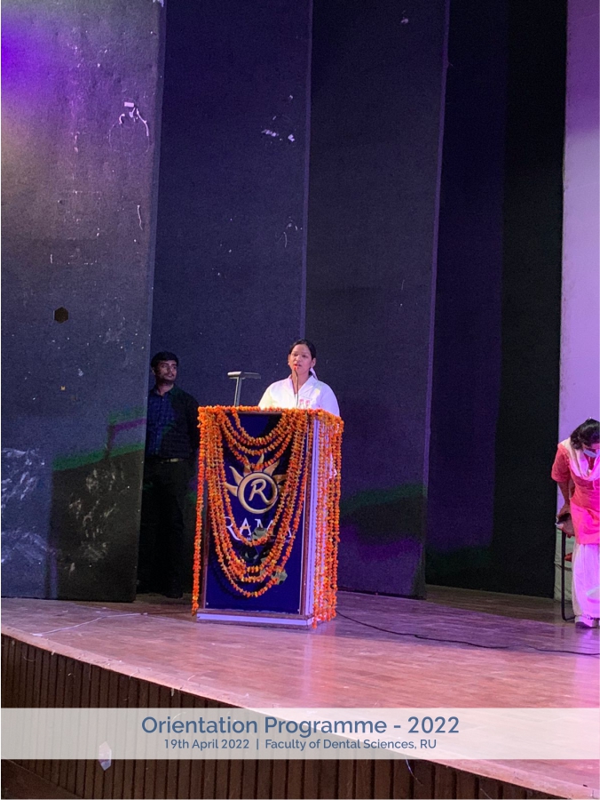 OrientationProgram2022RamaDentalCollege