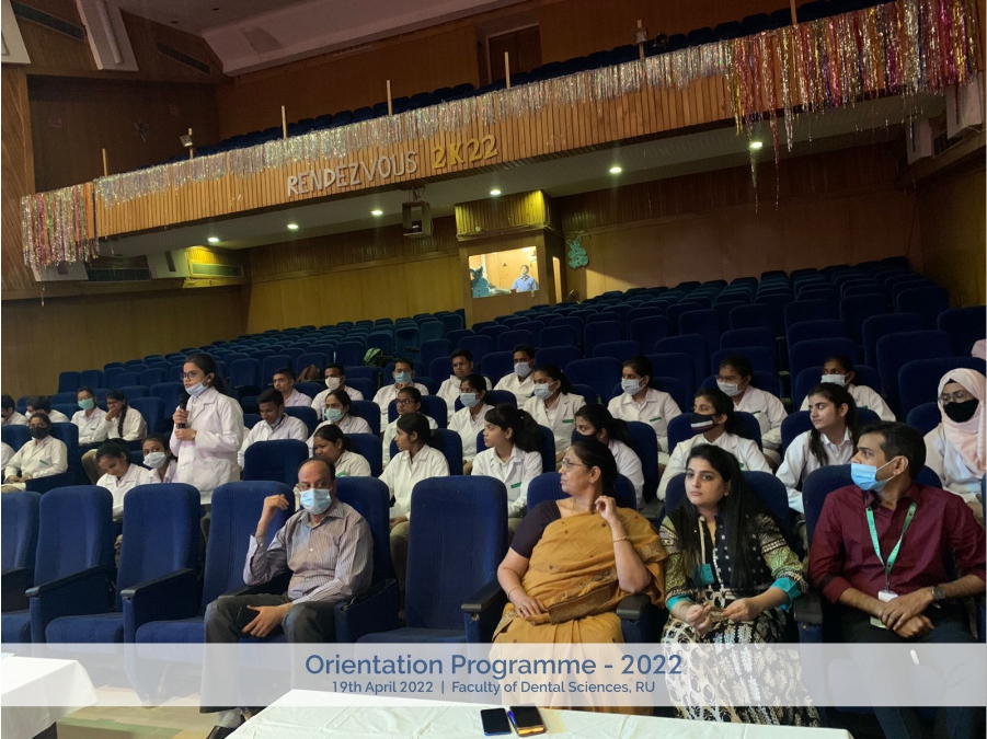 OrientationProgram2022RamaDentalCollege