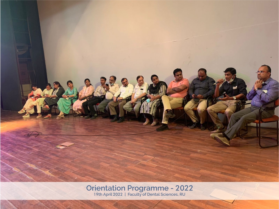 OrientationProgram2022RamaDentalCollege