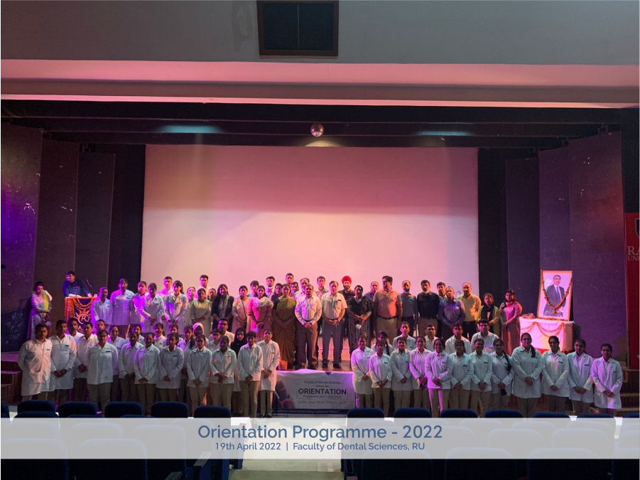 OrientationProgram2022RamaDentalCollege