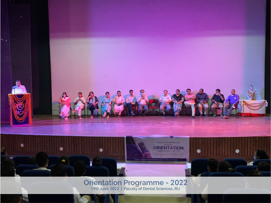 OrientationProgram2022RamaDentalCollege