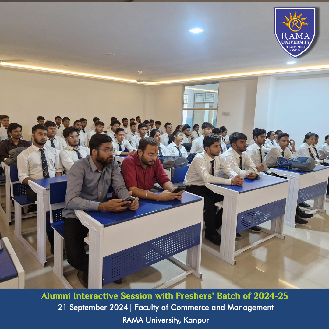 Alumni Interactive Session Welcomes Fresher’s at Rama University