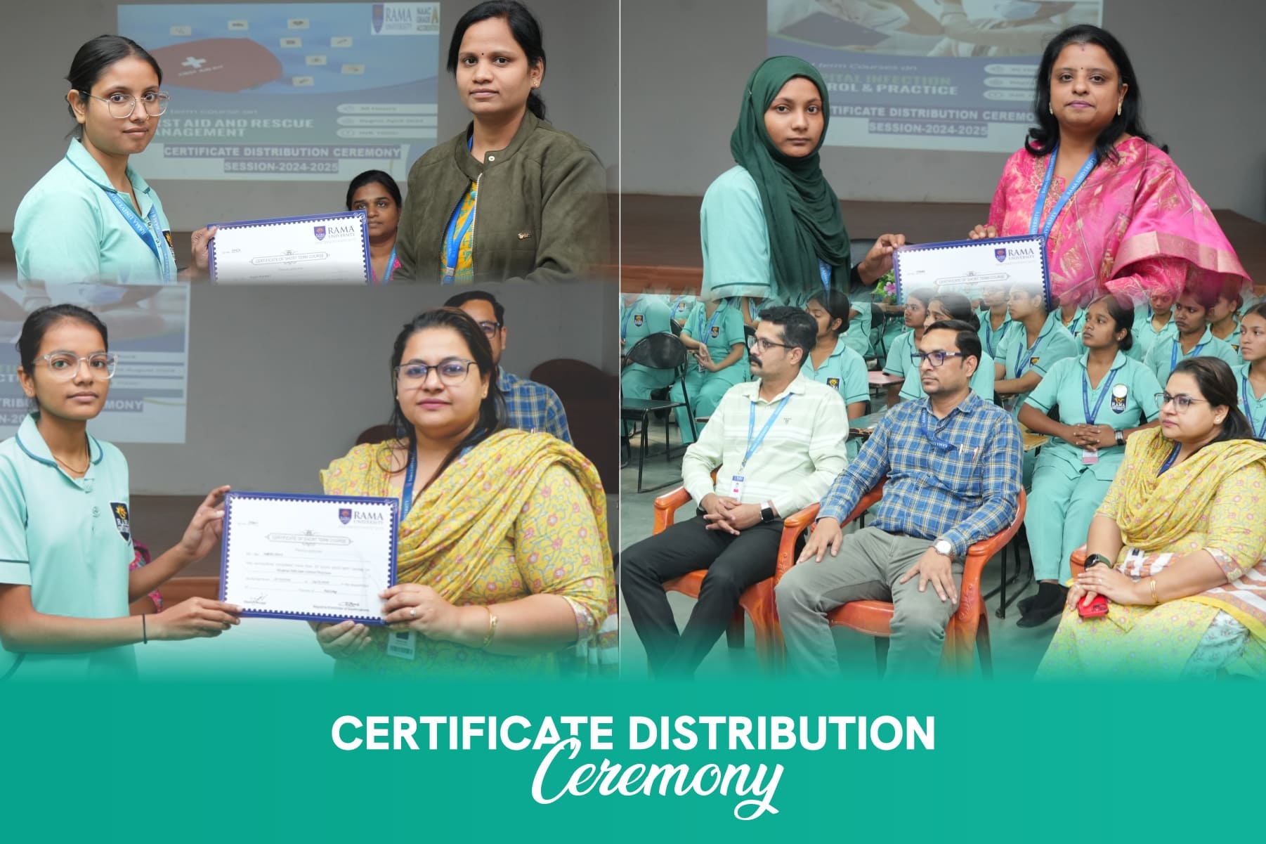 certificate-distribution-ceremony-short-term-courses-infection-control-first-aid