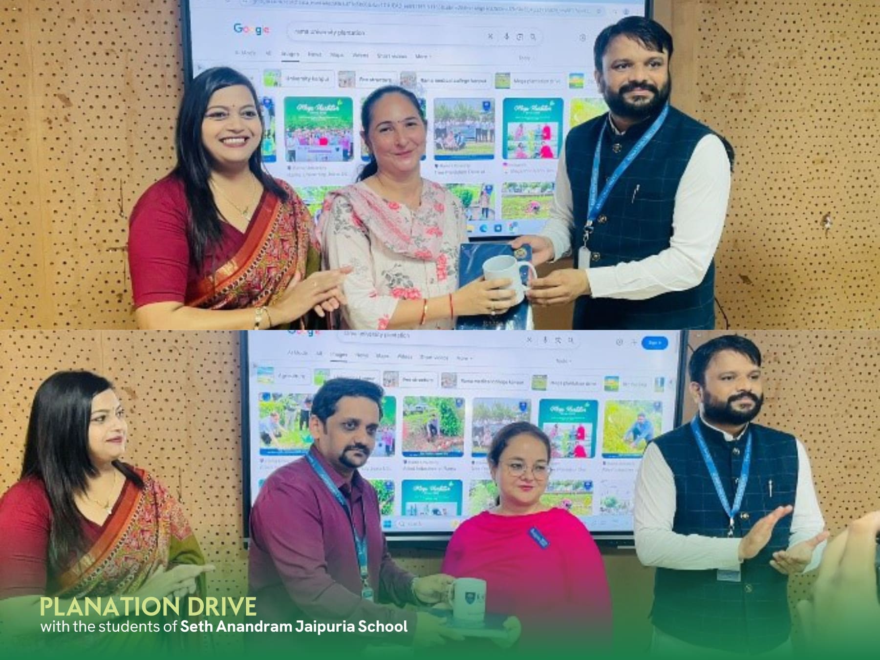 mega-plantation-drive-with-seth-anandram-jaipuria-school-at-ru