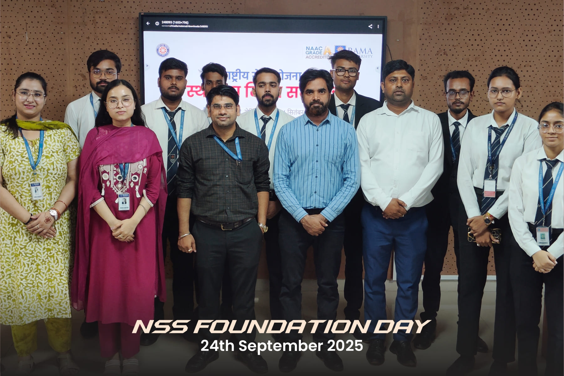 nss-foundation-day-celebrated-at-rama-university-2k25