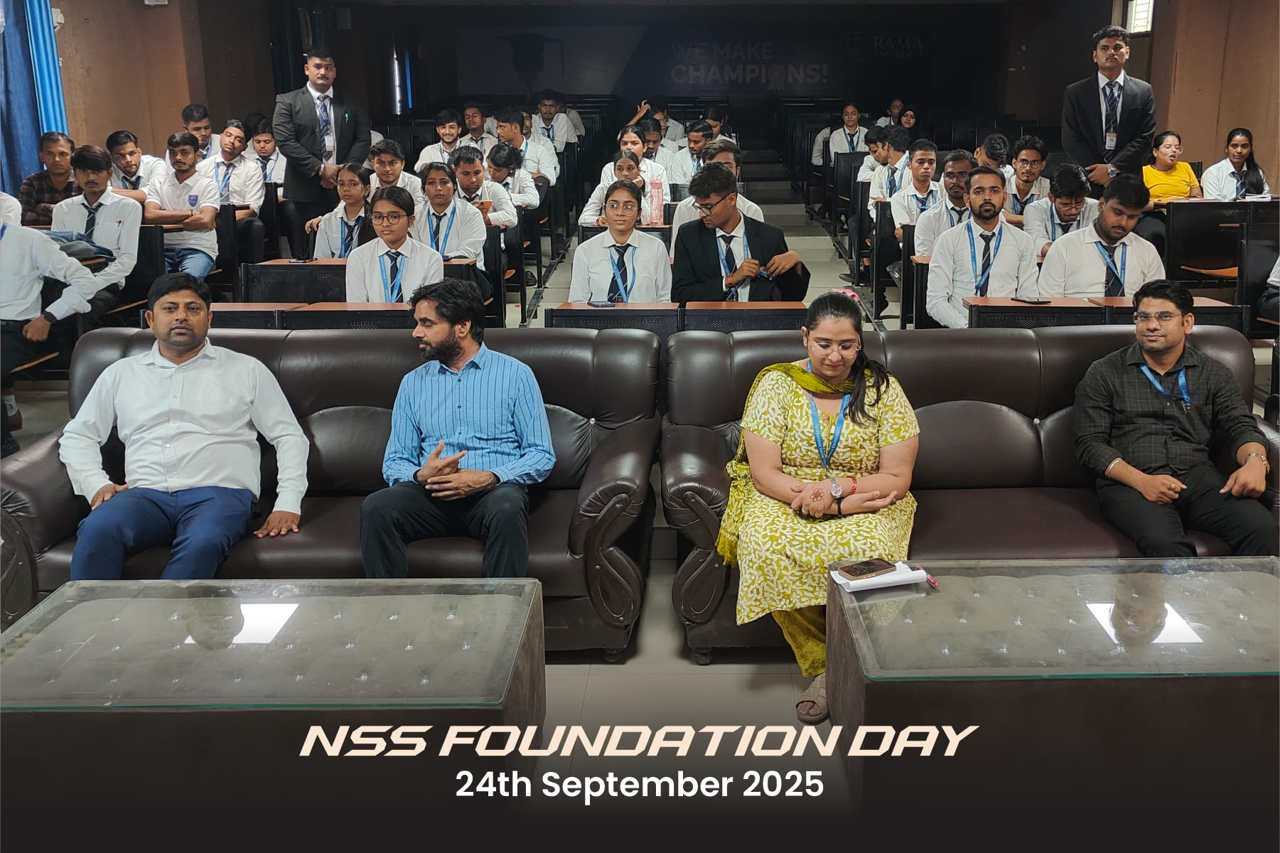 nss-foundation-day-celebrated-at-rama-university-2k25