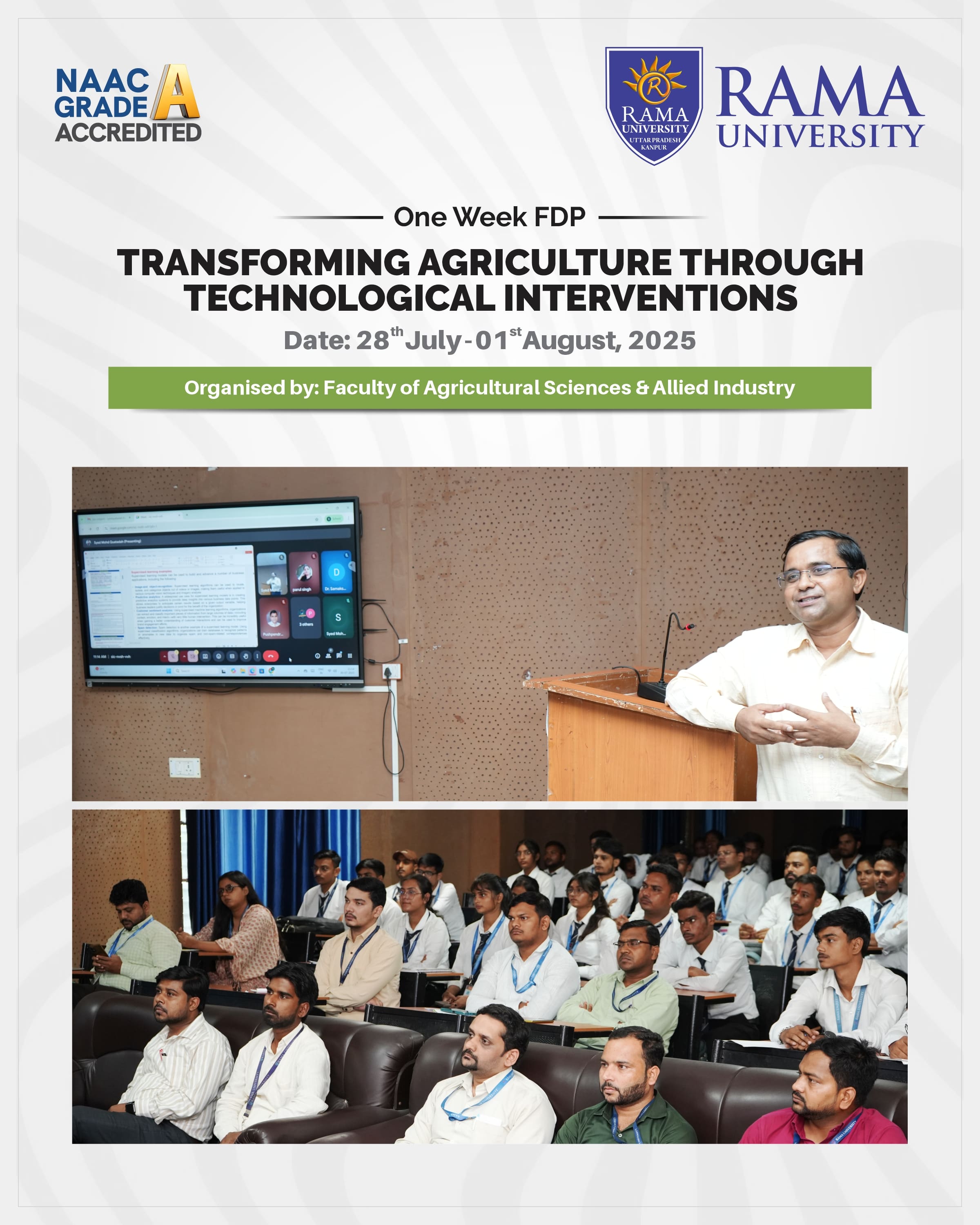one-week-faculty-development-programme-faculty-of-agricultural-2k25