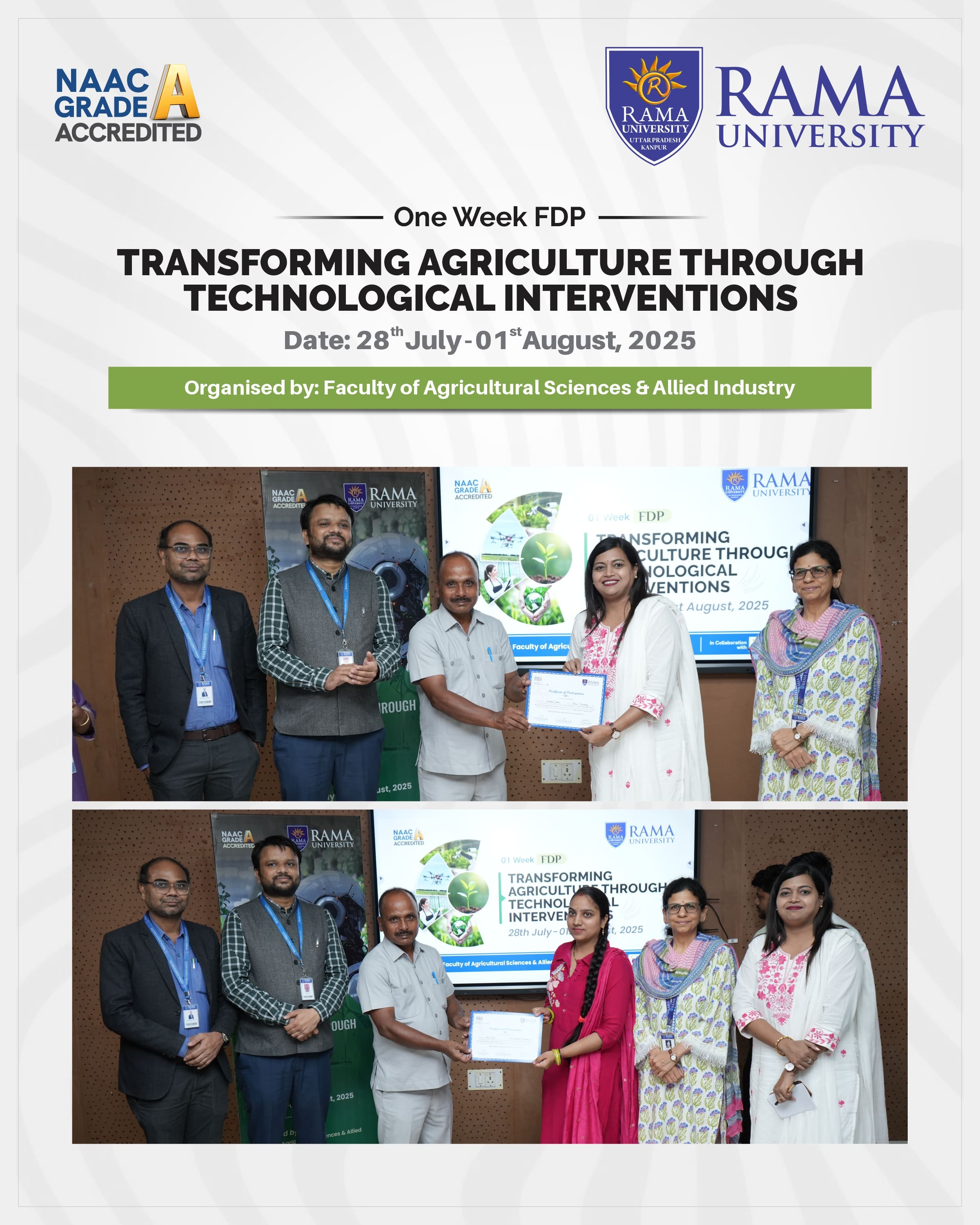 one-week-faculty-development-programme-faculty-of-agricultural-2k25