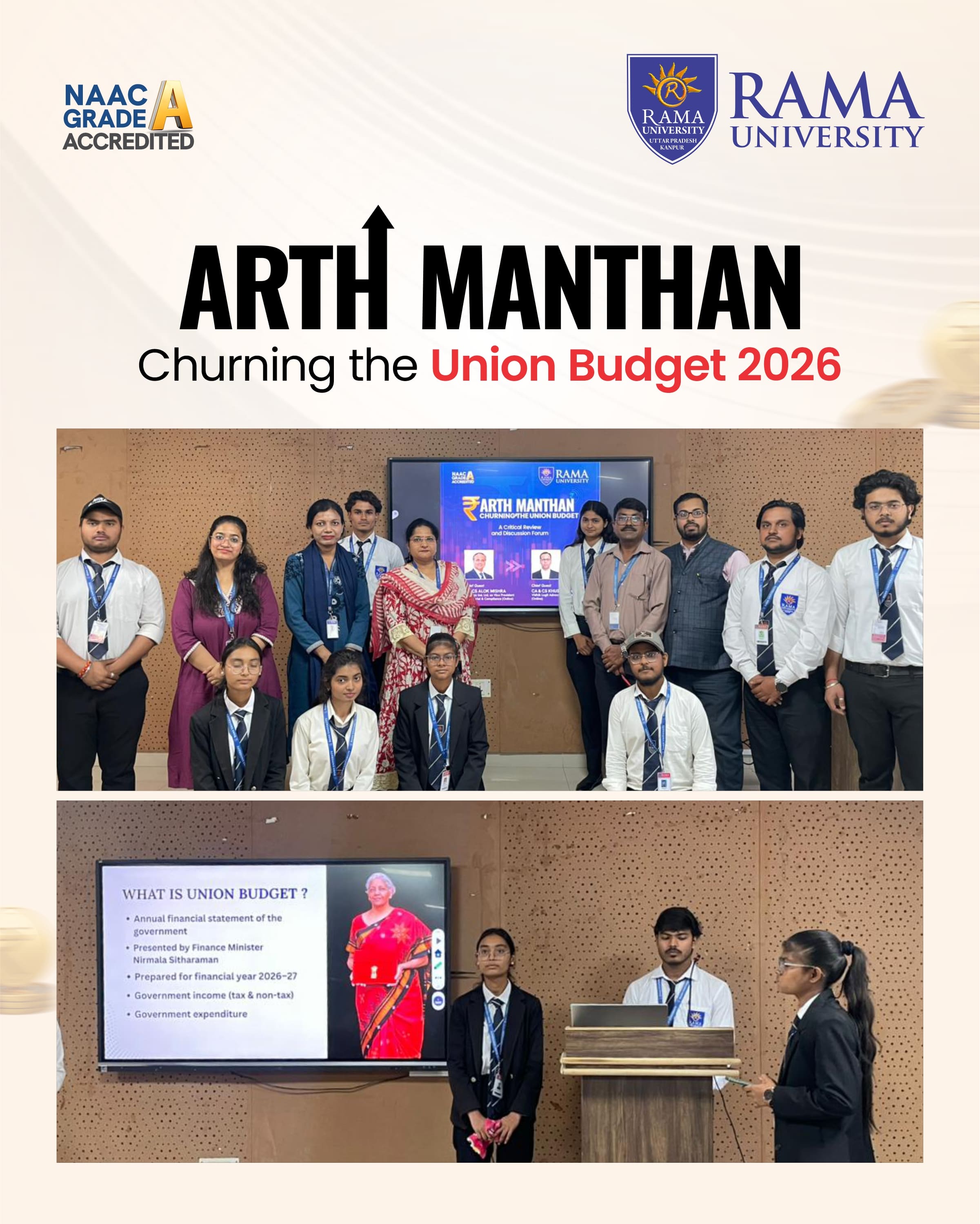 arth-manthan-academic-discussion-on-union-budget-at-ru