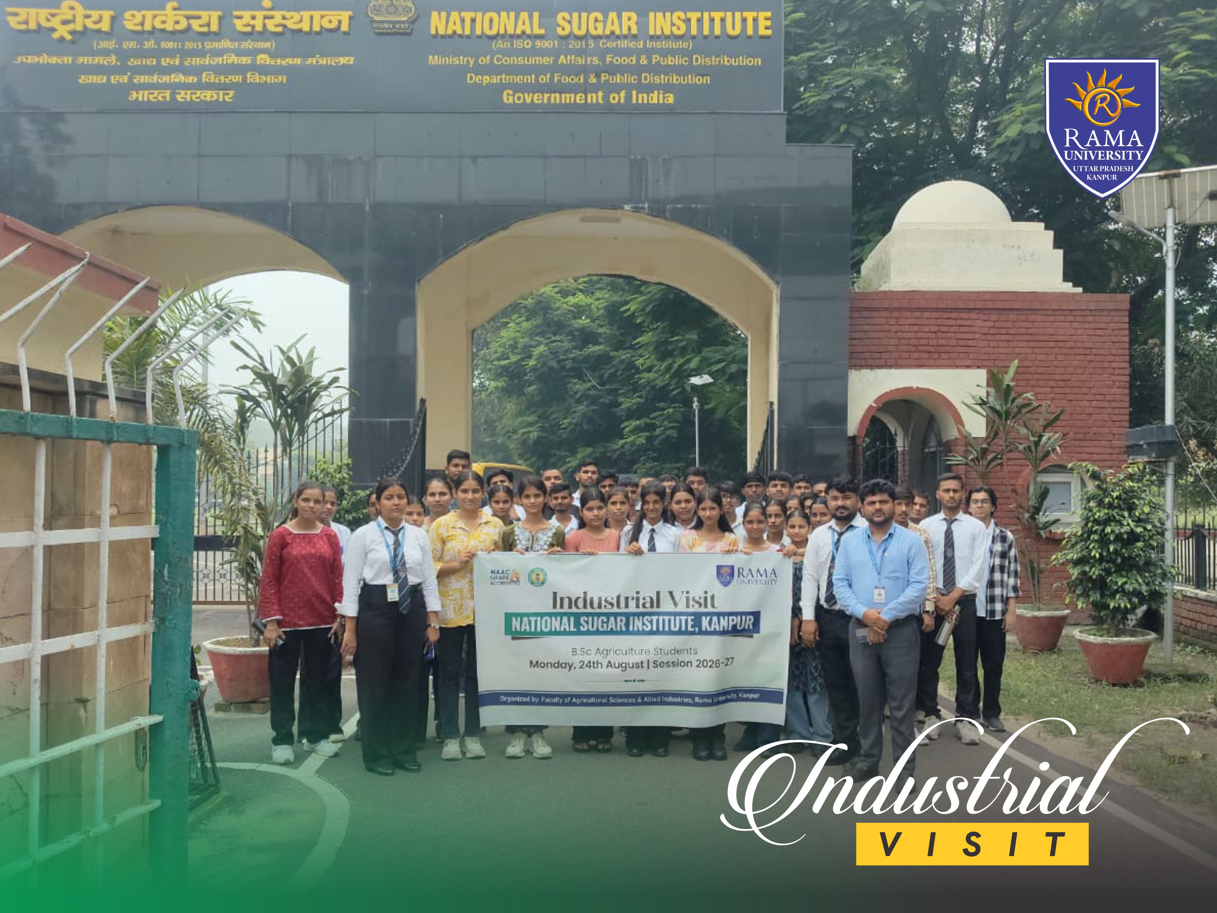 bsc-agriculture-students-visit-national-sugar-institute