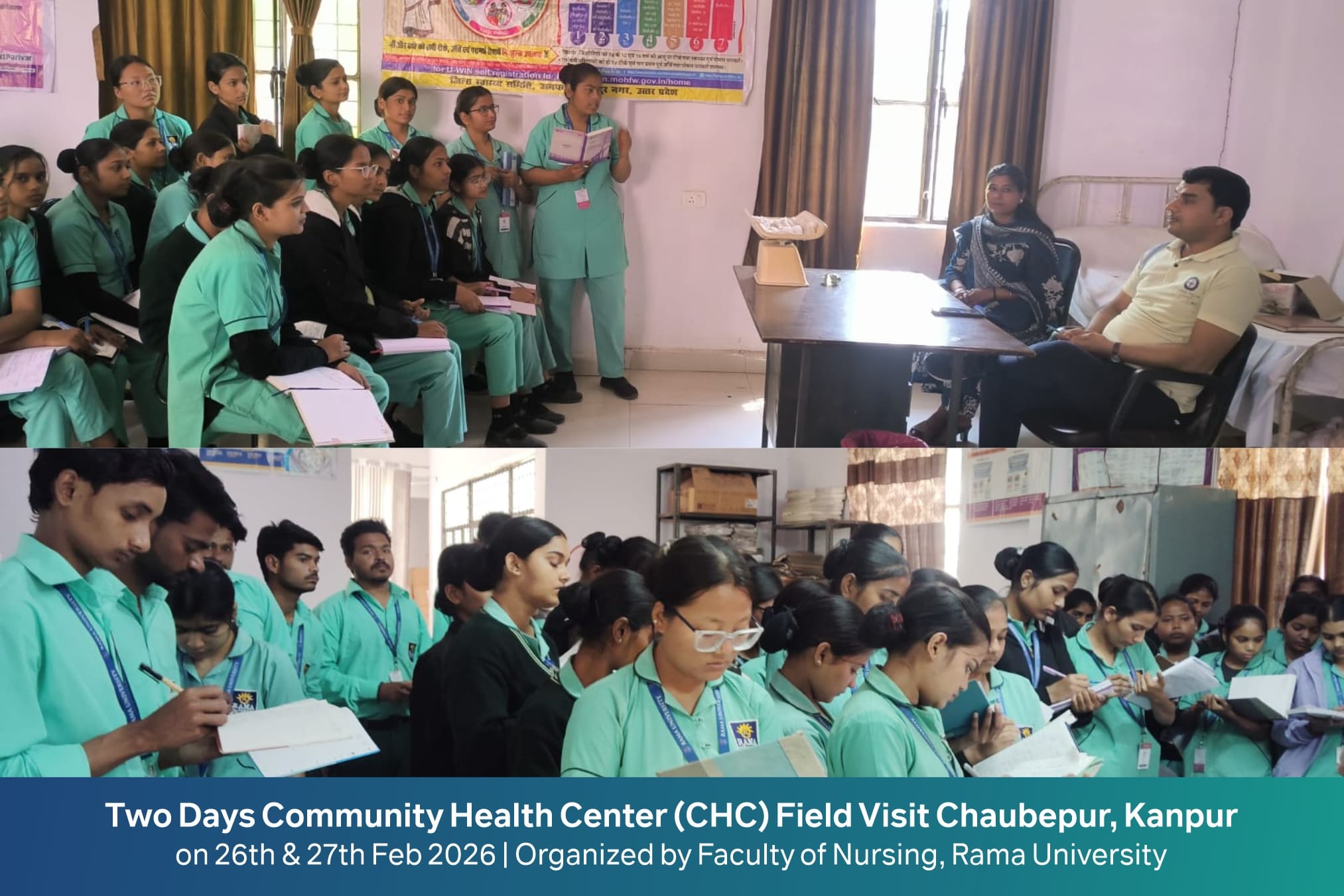 experiential-learning-visit-to-community-health-centre-chaubeypur-kanpur