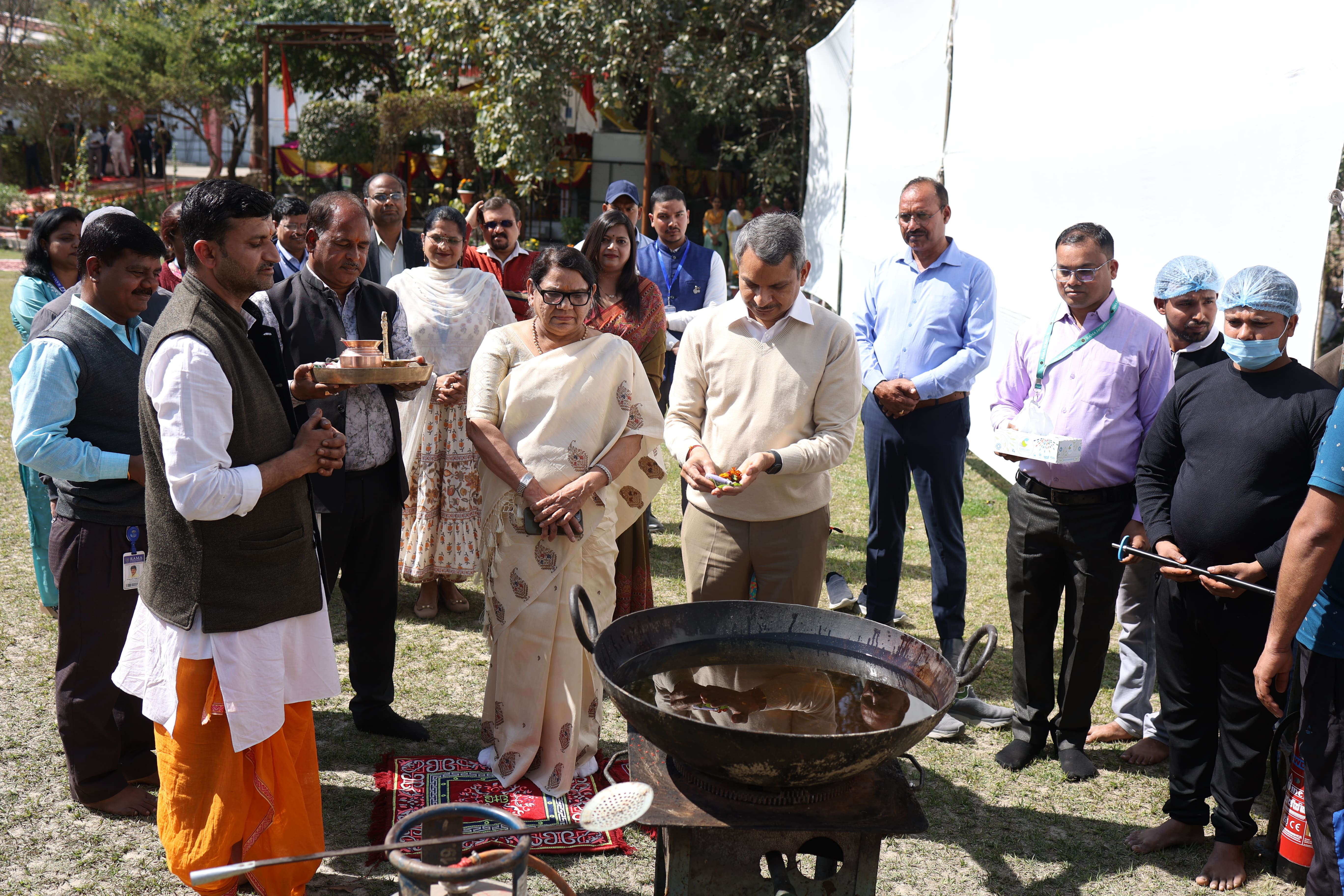 maha-shivratri-bhandara-celebrated-with-devotion-and-unity-at-rama-university-campus