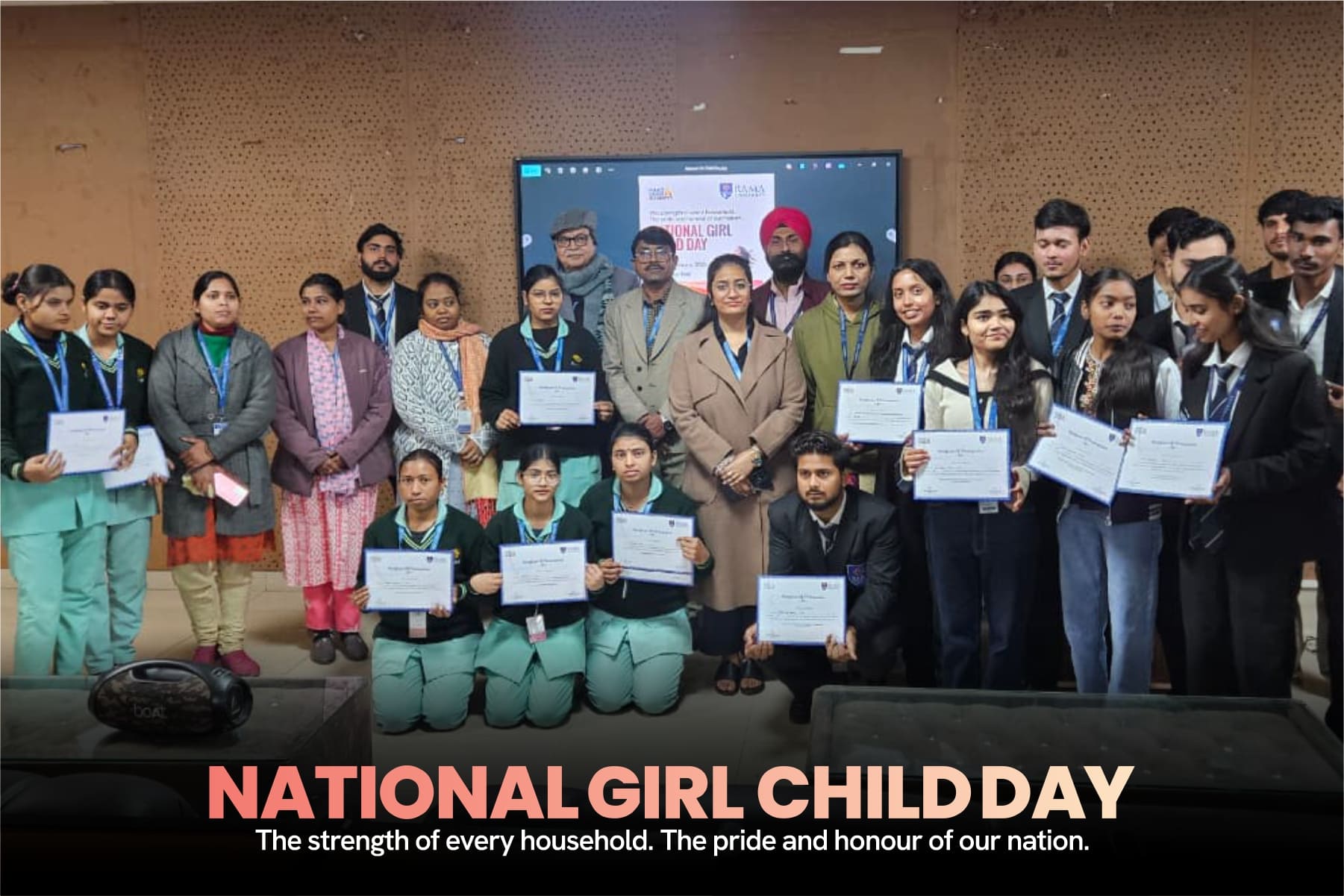 rama-university-observes-national-girl-child-day-through-expression-and-awareness