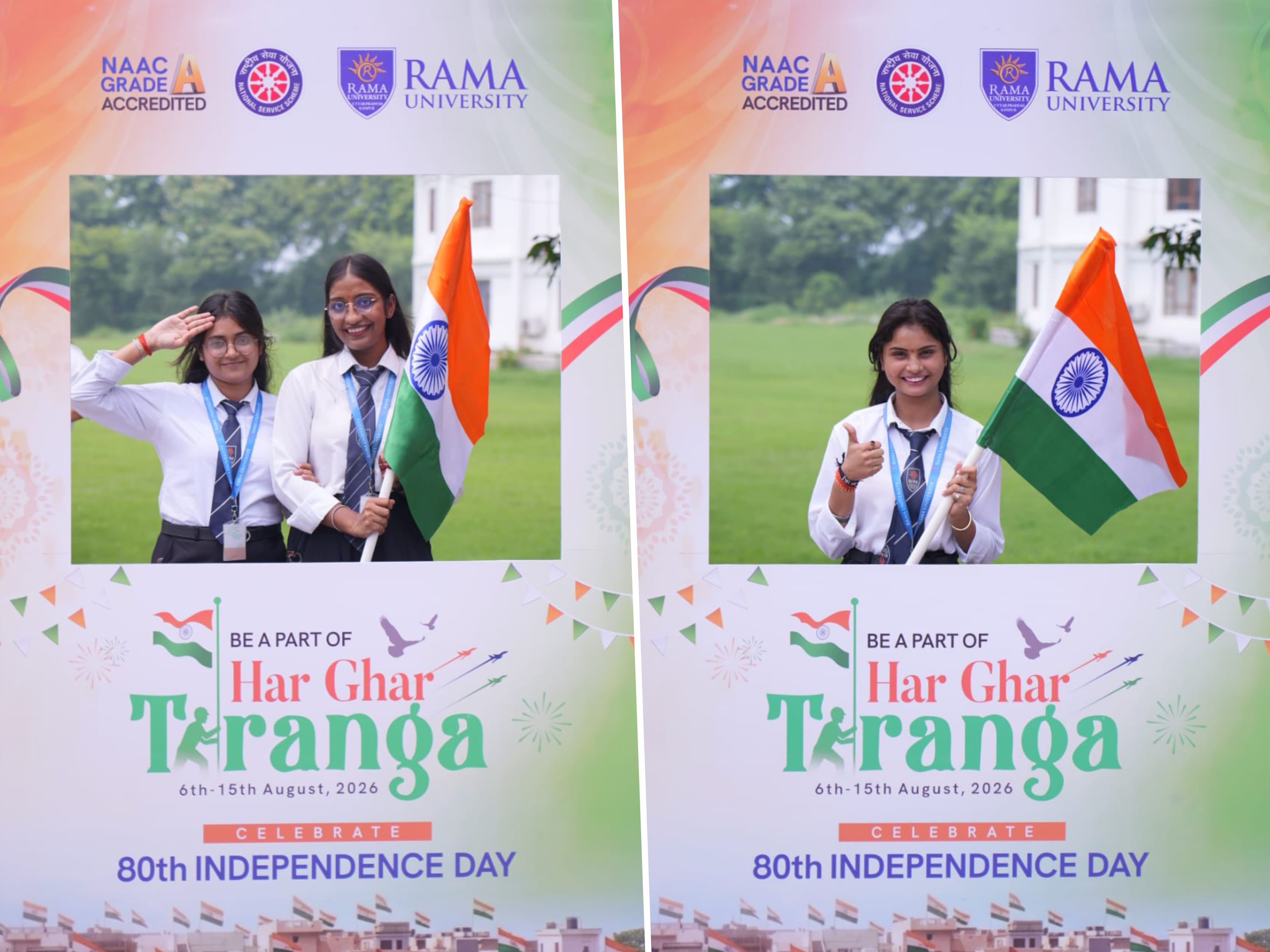 rama-university-organises-selfie-with-tiranga-campaign