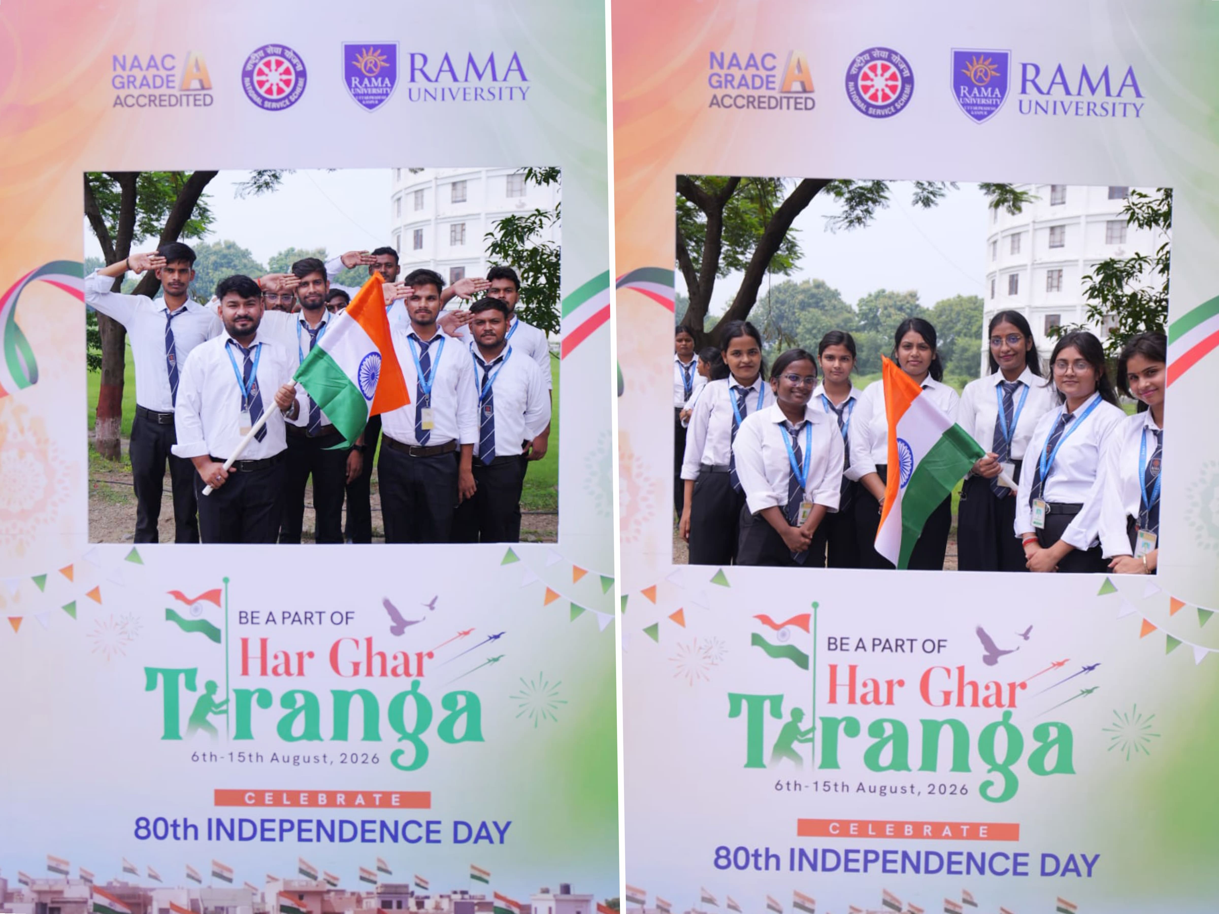 rama-university-organises-selfie-with-tiranga-campaign