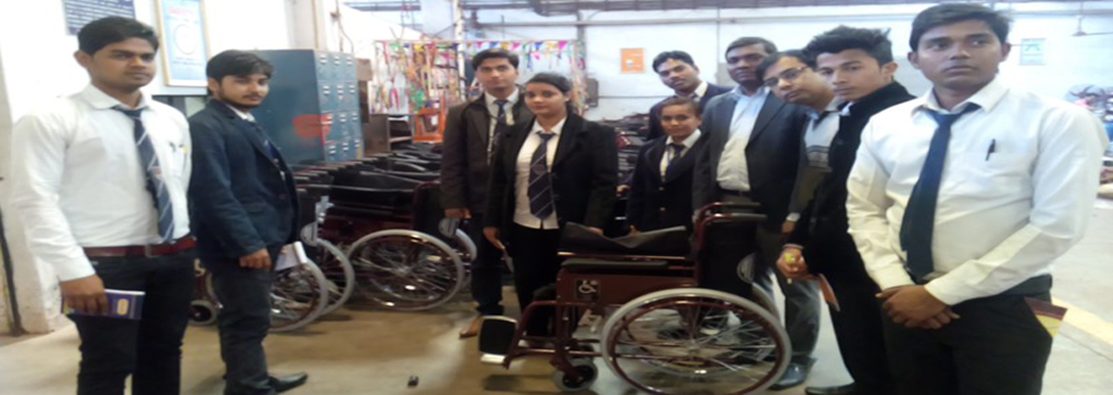 Industrial visit to Artificial Limbs Manufacturing Corporation of India, Kanpur