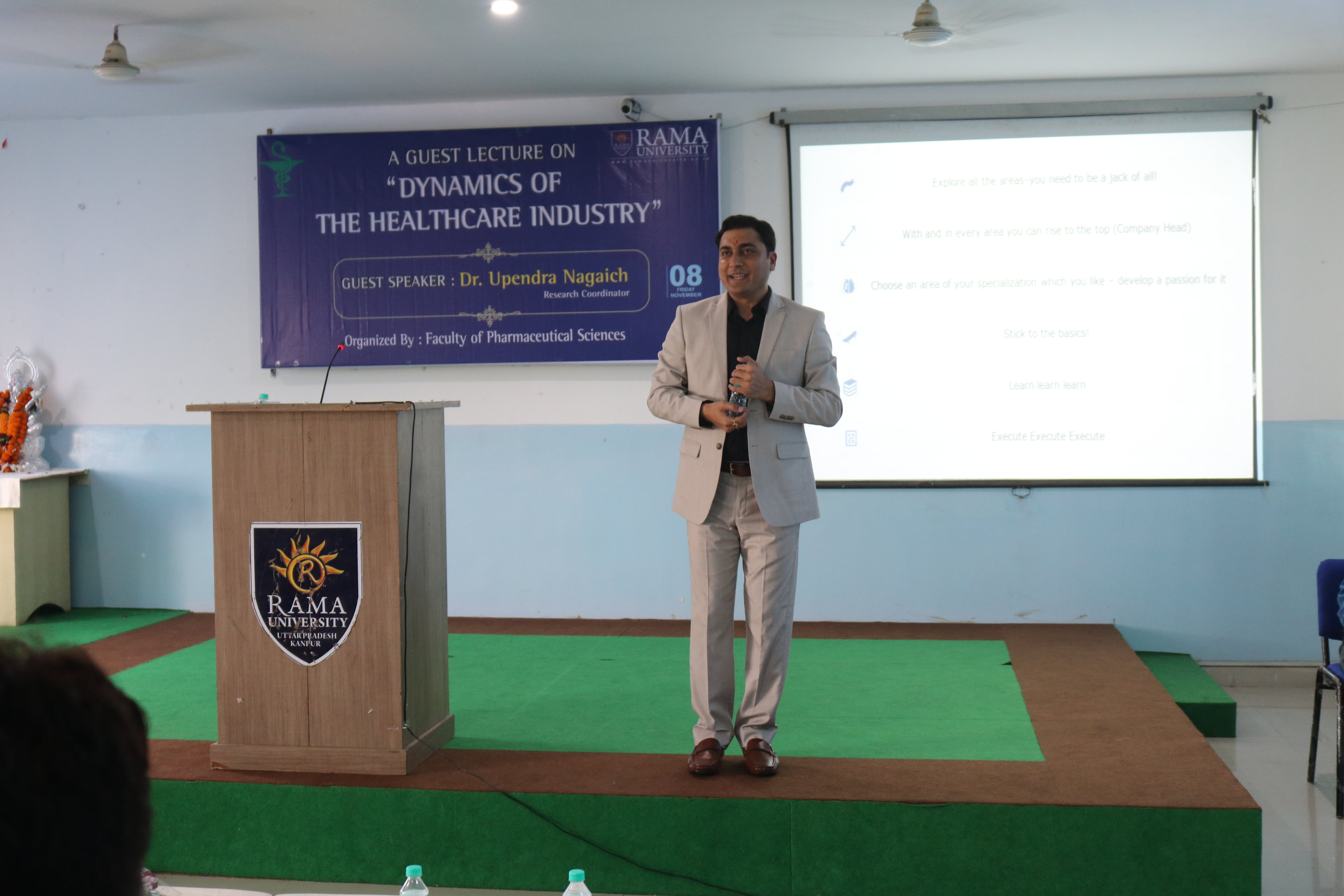 Guest lecture on 8th Nov 2019