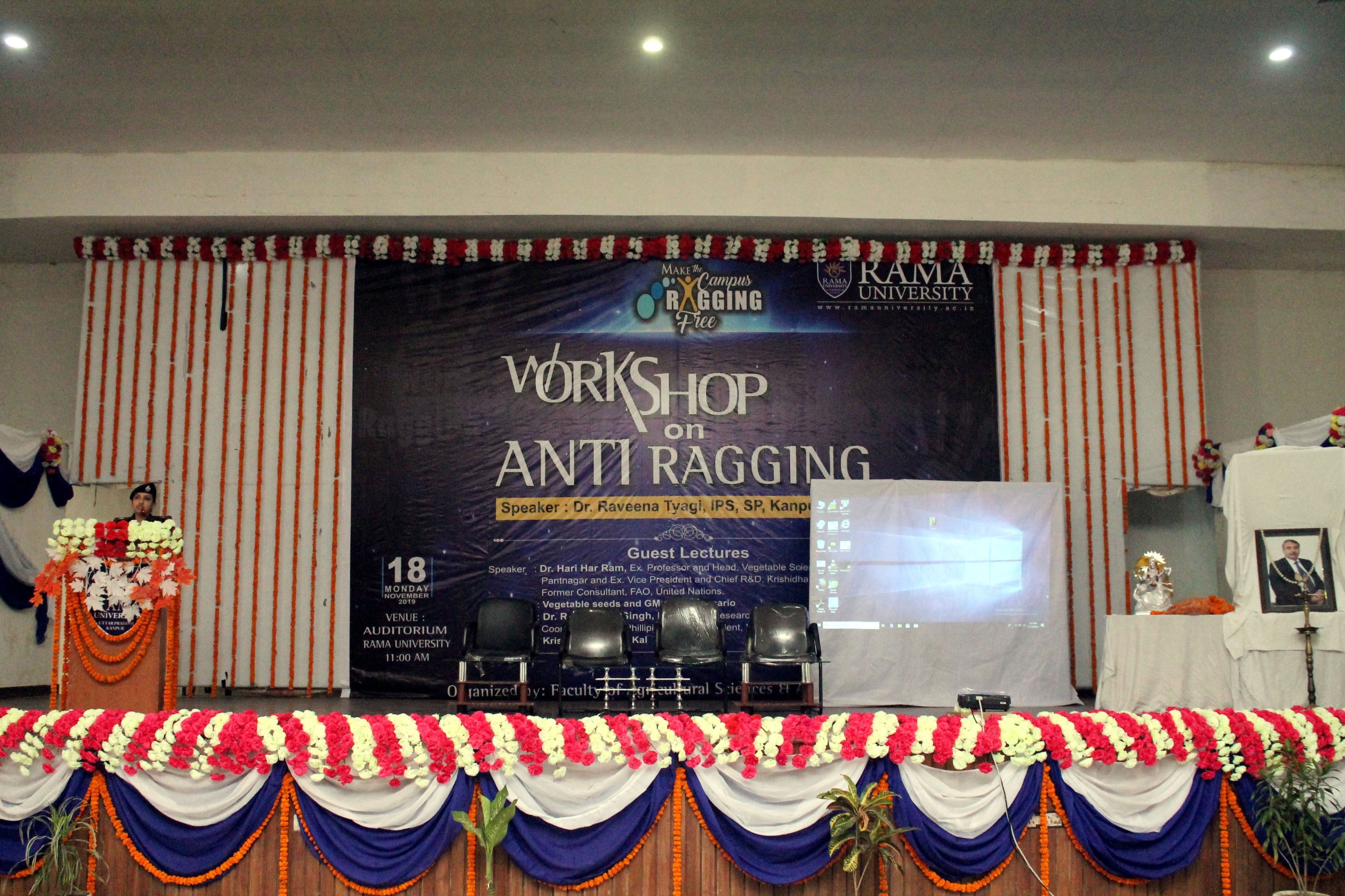 Workshop on Anti Ragging and Guest Lecture