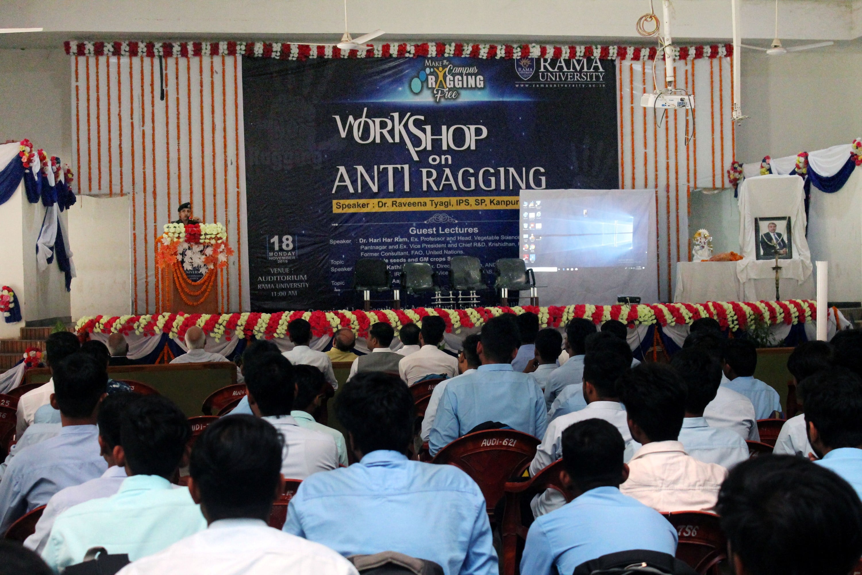 Workshop on Anti Ragging and Guest Lecture