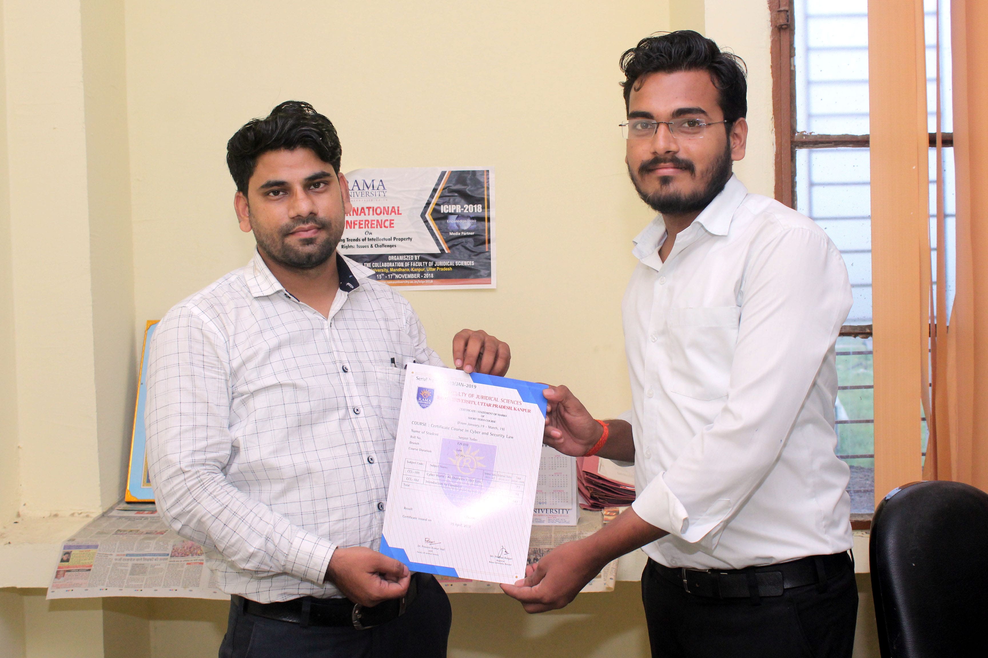 Certificate Distribution Ceremony 2019