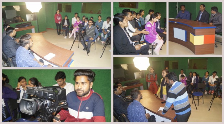 Journalism students organized TV debate on Pulwama terrorist attack