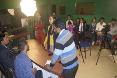 Journalism students organized TV debate on Pulwama terrorist attack