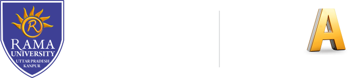 Rama University Official White Logo